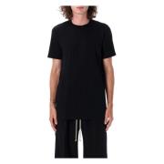 Zwart Level T-Shirt Klassieke Pasvorm Rick Owens , Black , Heren