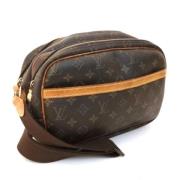 Pre-owned Canvas shoulder-bags Louis Vuitton Vintage , Brown , Dames