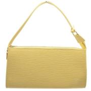 Pre-owned Fabric louis-vuitton-bags Louis Vuitton Vintage , Yellow , D...