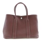 Pre-owned Fabric handbags Hermès Vintage , Brown , Dames