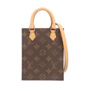 Pre-owned Canvas handbags Louis Vuitton Vintage , Brown , Dames