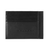 Rfid Creditcardhouder Horizontaal Leer Piquadro , Black , Heren