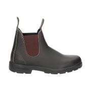 Handgemaakte Leren Enkellaarzen Brogues Blundstone , Brown , Heren