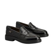 Leren Brogue Loafers Tod's , Black , Dames