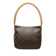 Pre-owned Plastic handbags Louis Vuitton Vintage , Brown , Dames