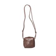 Pre-owned Leather shoulder-bags Bottega Veneta Vintage , Brown , Dames