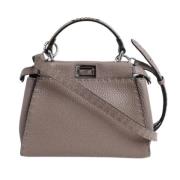 Pre-owned Fabric fendi-bags Fendi Vintage , Gray , Dames