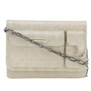 Pre-owned Canvas shoulder-bags Louis Vuitton Vintage , Beige , Dames