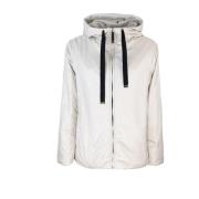 Witte Reis Gewatteerde Jas Upcycled Max Mara Weekend , White , Dames