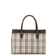 Pre-owned Fabric handbags Burberry Vintage , Beige , Dames