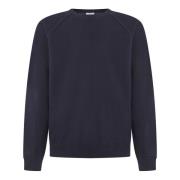 Blauwe Cashmere Crewneck Pullover Sweatshirt Malo , Blue , Heren