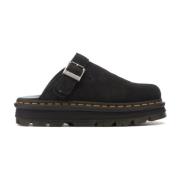 Zwarte Suède Enkellaarzen Dr. Martens , Black , Heren