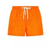 Oranje Monogram Zwembroek Dsquared2 , Orange , Heren