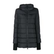 Stijlvolle Dames Nero Jas Herno , Black , Dames