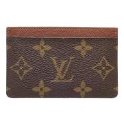 Pre-owned Canvas wallets Louis Vuitton Vintage , Brown , Dames