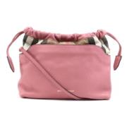 Pre-owned Fabric shoulder-bags Burberry Vintage , Pink , Dames