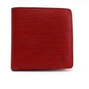 Pre-owned Fabric wallets Louis Vuitton Vintage , Red , Dames