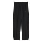 Zwarte Wol Casual Broek Givenchy , Black , Heren