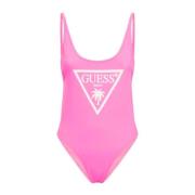 Dames Badpak One Piece Guess , Pink , Dames