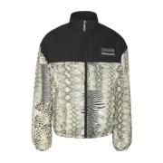 Heren Animal Patchwork Jas Just Cavalli , Multicolor , Heren