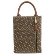 Pre-owned Fabric handbags Burberry Vintage , Brown , Dames