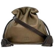 Pre-owned Fabric shoulder-bags Loewe Pre-owned , Green , Dames