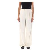 Ecru Wijde Broek Melissa Pant A.p.c. , Beige , Dames