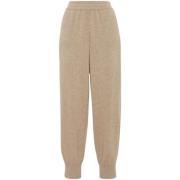 Bruine Broek Elegante Stijl Brunello Cucinelli , Brown , Dames