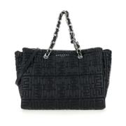 Dubbele Handvat Polly Tas Ermanno Scervino , Black , Dames