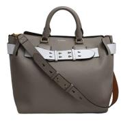 Pre-owned Fabric shoulder-bags Burberry Vintage , Gray , Dames