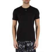 Heren Korte Mouw Tee John Richmond , Black , Heren