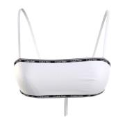 Bandeau Stijl Dames Badkleding Calvin Klein , White , Dames