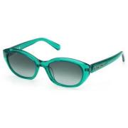 Groene Plastic Dames Zonnebril Swarovski , Green , Dames