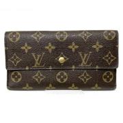 Pre-owned Fabric wallets Louis Vuitton Vintage , Brown , Dames