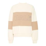 Zomer Chain Crew Neck Sweatshirt Off White Ball , White , Dames