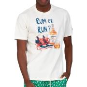 Rum Run Tee MC2 Saint Barth , White , Heren