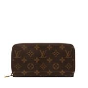 Pre-owned Leather wallets Louis Vuitton Vintage , Brown , Dames