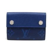Pre-owned Fabric wallets Louis Vuitton Vintage , Blue , Dames