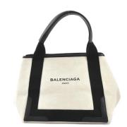 Pre-owned Fabric balenciaga-bags Balenciaga Vintage , Beige , Dames