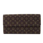 Pre-owned Canvas wallets Louis Vuitton Vintage , Brown , Dames