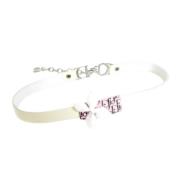 Pre-owned Leather dior-jewelry Dior Vintage , White , Dames