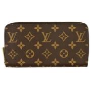 Pre-owned Canvas wallets Louis Vuitton Vintage , Brown , Dames