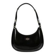 Omkeerbare Halvemaan Crossbody Tas Tory Burch , Black , Dames