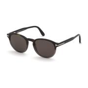 Stijlvolle zonnebril voor modieuze personen Tom Ford , Black , Unisex