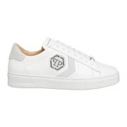 Arrow Force Sneakers Plain Lace Closure Philipp Plein , White , Heren