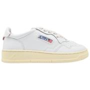 Canvas Suede Sneakers Wit Roze Autry , White , Dames