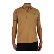 Beige Polo Shirt met Geborduurd Logo Cerruti 1881 , Beige , Heren