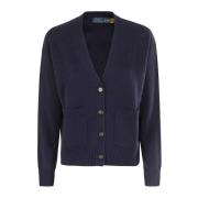 Stijlvolle Gebreide Cardigan Sweater Ralph Lauren , Blue , Dames