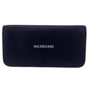 Pre-owned Leather wallets Balenciaga Vintage , Black , Unisex