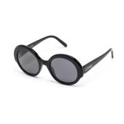 Lw40135I 01A Sunglasses Loewe , Black , Dames